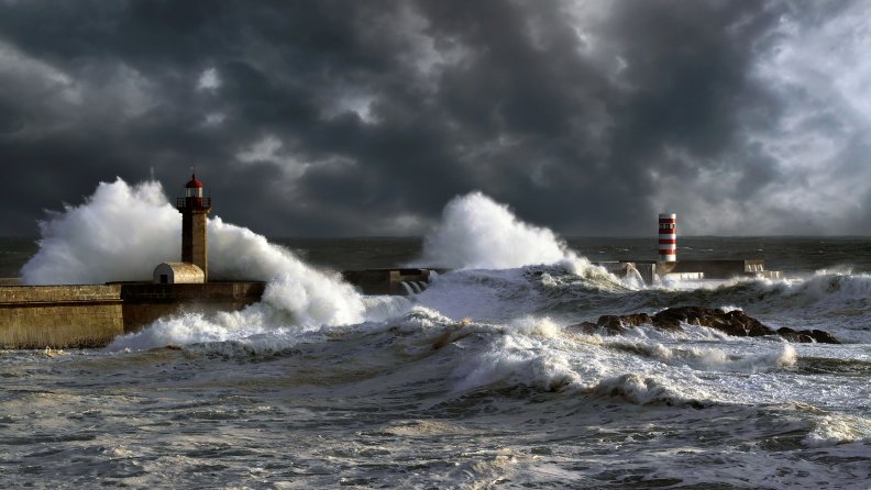 Lighthouse at Storm