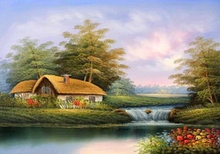 peaceful house