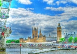 snapshot of a day on the thames hdr