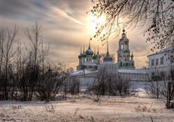 amazing orthodox churches in winter