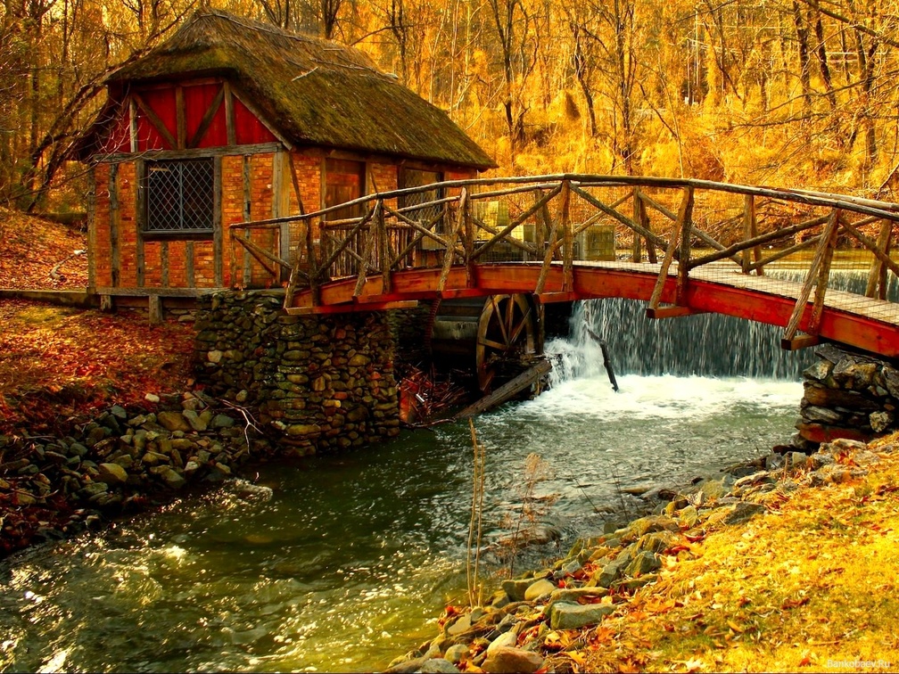 Watermill near Bridge