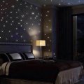 Starry night in a bedroom