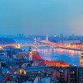 marvelous view of budapest at dusk