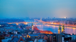 marvelous view of budapest at dusk