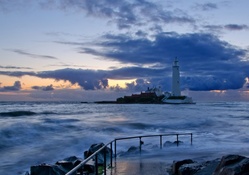 st. mary's lighthouse in whitley bay england