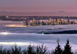 Foggy Vancouver, BC