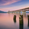 lovely richmond san rafael bridge in frisco bay