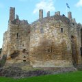 ancient dirleton castle in scotland