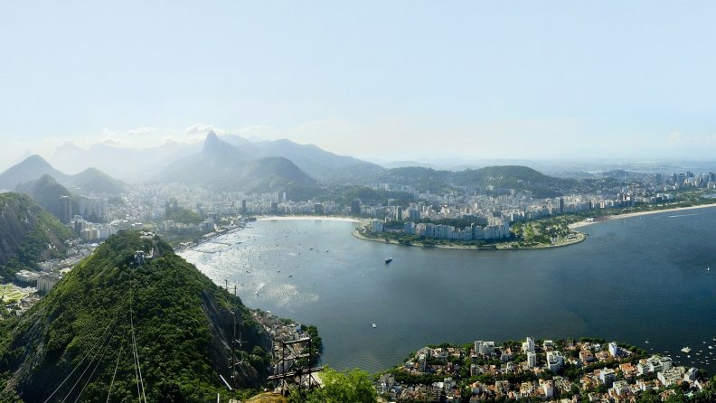 magnificent view of rio