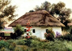 Thatch_roofed Cottage 1