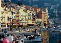 morning on waterfront in nice france