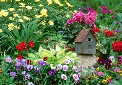 Birdhouse in the garden