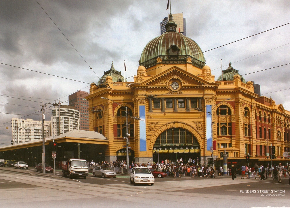 Flinders Street Train Station, Melbourne,Victoria, Australia