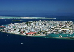 beautiful city of mali in the maldive islands