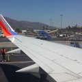 Burbank Airport From Inside Plane