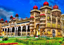 palace of mysore in india hdr