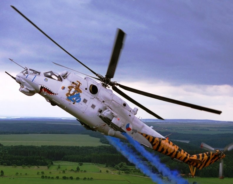 Mil Mi_24D Helicopter