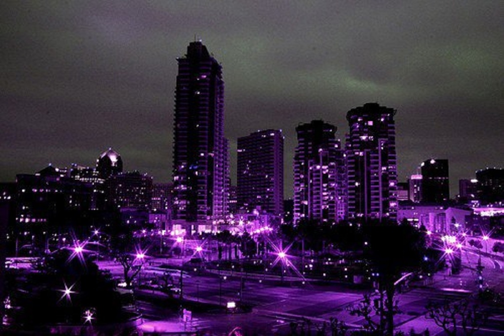 Purple City Lights