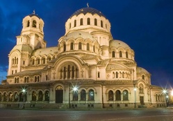 lovely cathedral in sophia bulgaria