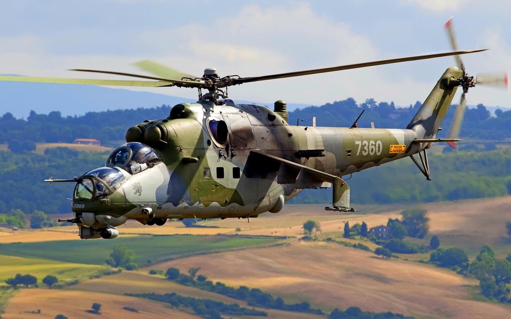 Military Combat Helicopter