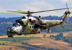 Military Combat Helicopter