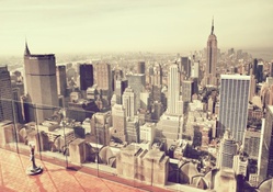 new york city from observation deck