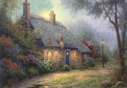 Evening cottage