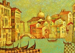 Venice, painting by Alexandr Sulimov