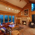 Lodge Style Winter Cabin Great Room