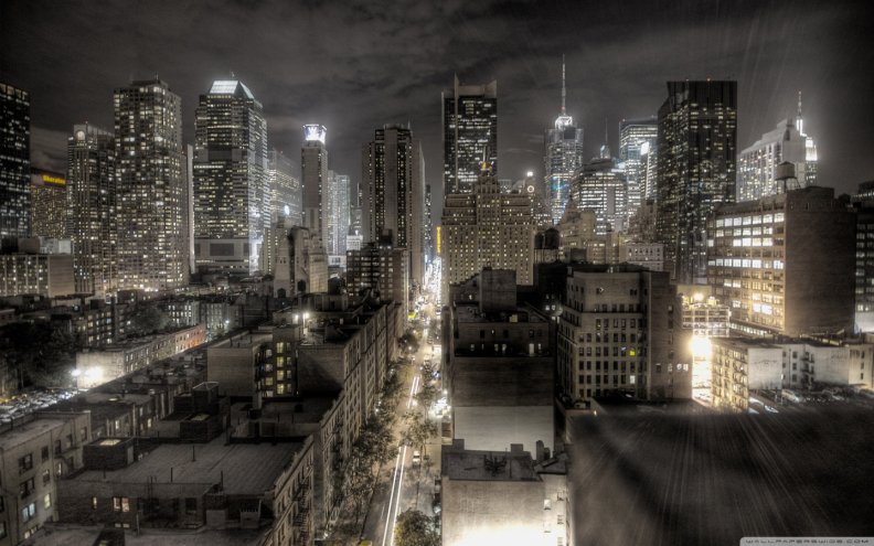 New York At Night