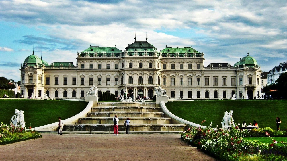 belvedere palace museum in vienna austria