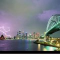 Sydney harbour and Bridge (NSW AUSTRALIA)