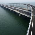 ramps to the longest bridge in the world