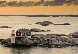 wonderful little lighthouse in sweden