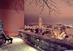 winter in tallinn estonia