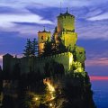 magnificent castle at night