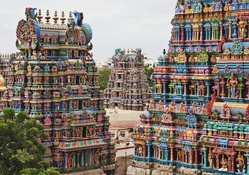 wonderful colorful temples in india