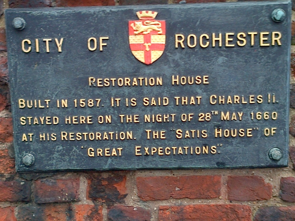 plaque on Restoration house