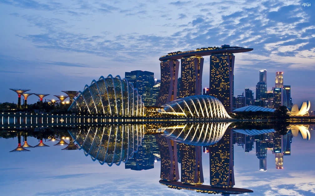 singapore night lights