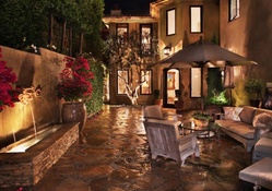 amazing luxurious courtyard