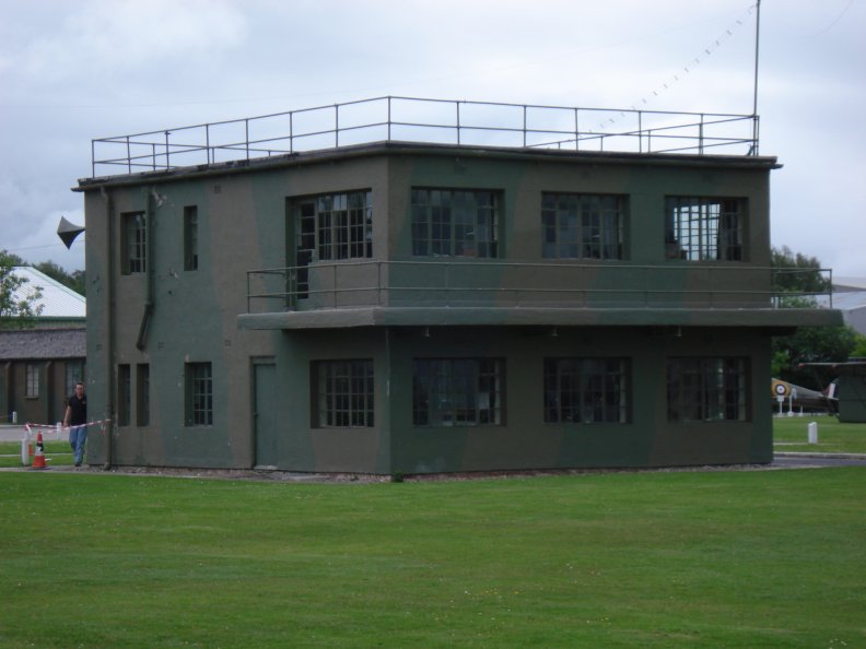 RAF control building