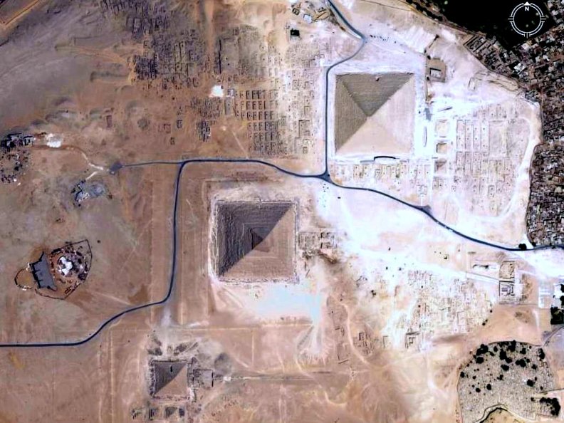 Aerial View of Giza