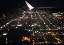 Wonderful night from the plane