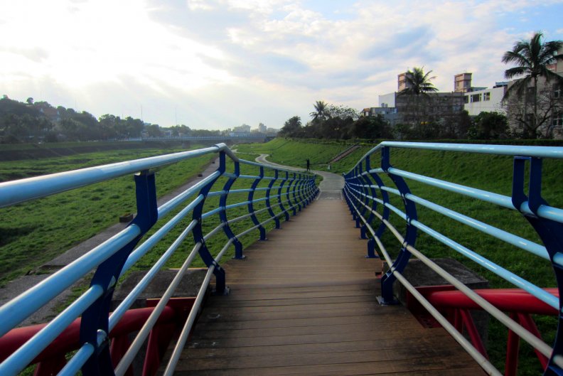 The wetlands  park bridge