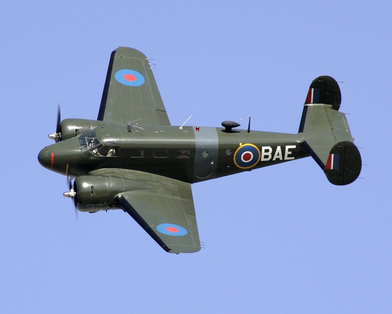 Beech 18 in Military colors