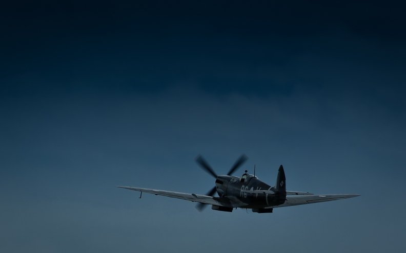 Spitfire at Dusk