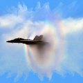 Fighter Jet in Rainbow 1