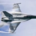 fighter plane on high speed