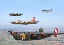 B 17, B 24, B 25, P51 (for Frank _ immoral)