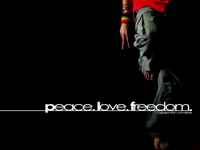 peace,love,freedom